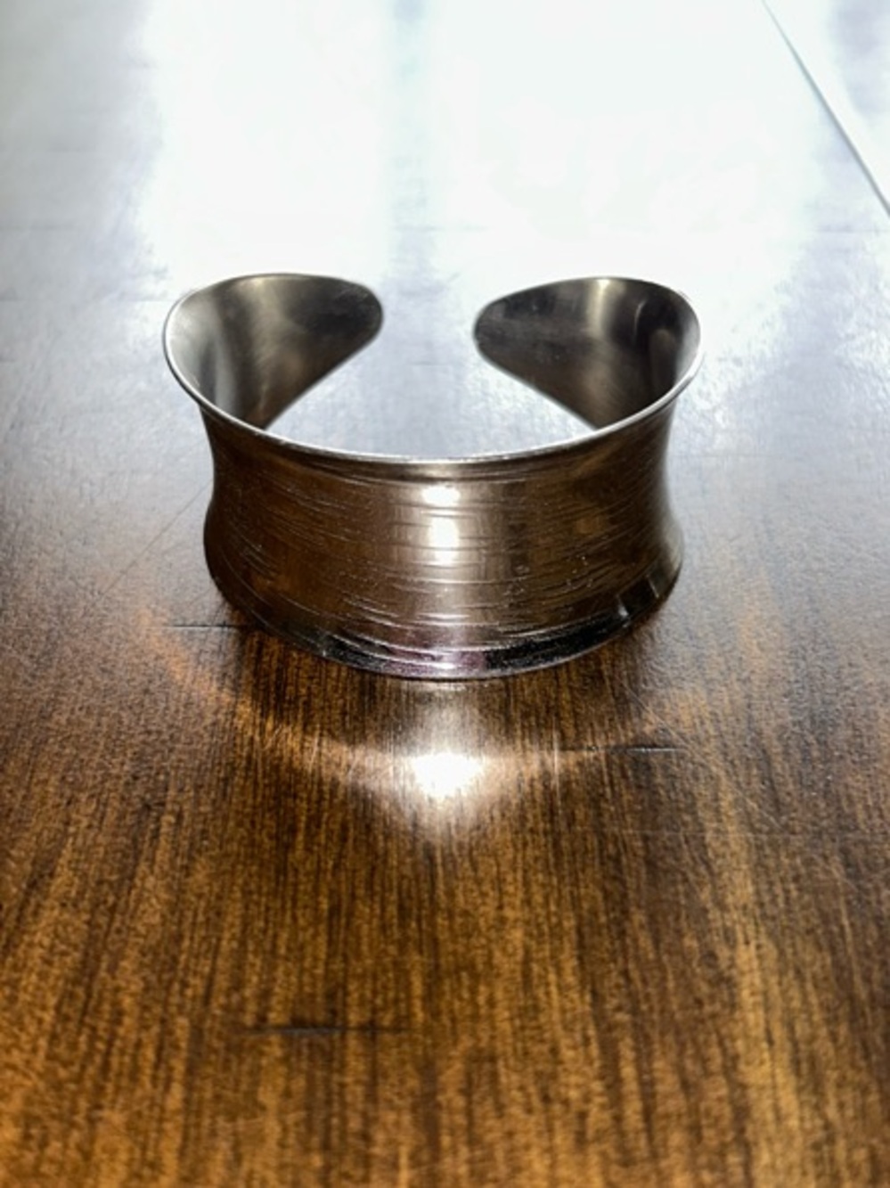 Stainless Steel Cuff Bracelet - Classic Open Bangle